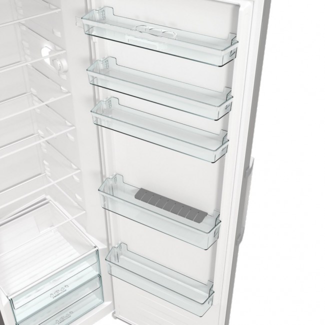 Gorenje R619EES5 fridge Freestanding 398 L E Grey, Metallic