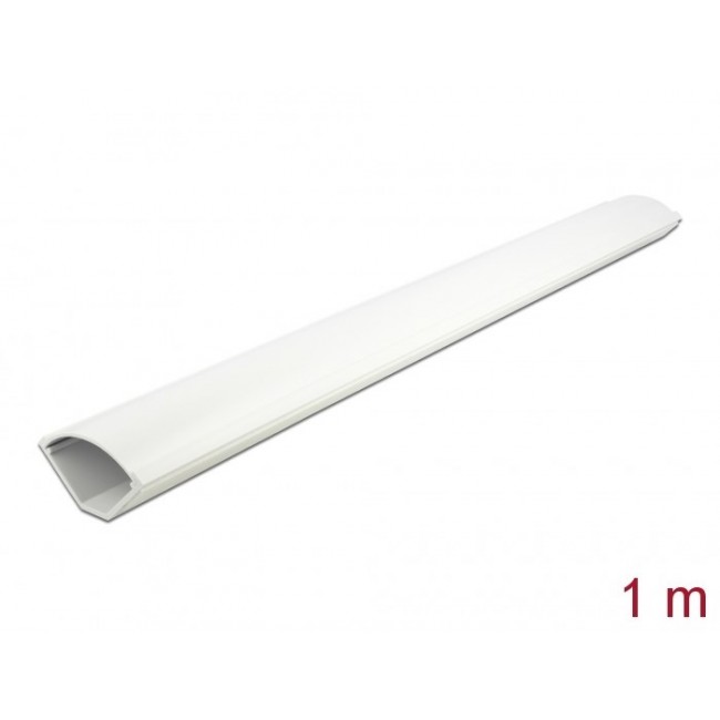 DeLOCK Corner Duct self-adhesive 56 x 32 mm - length 1 m white
