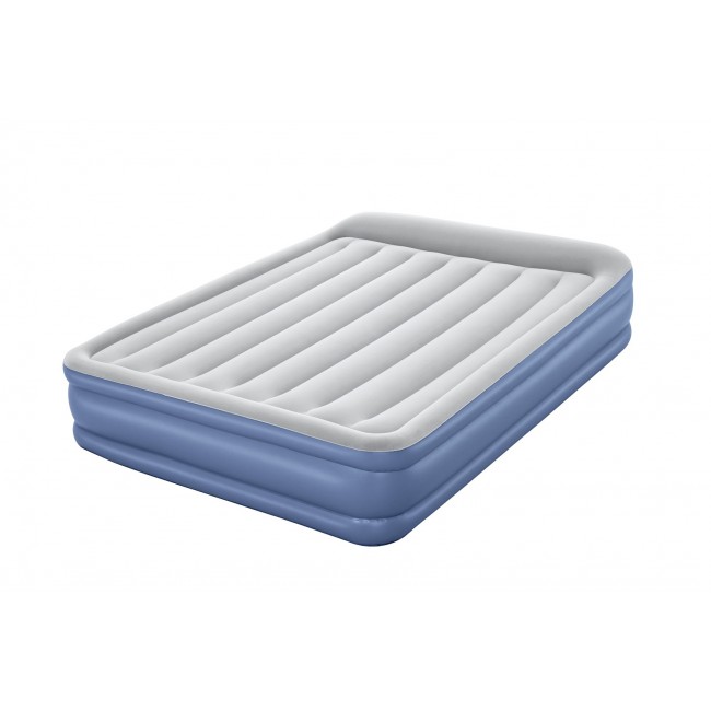 Bestway Tritech Air Mattress Queen with Built-in AC Pump and Antimicrobial Coating 2.03 m x 1.52 m x 46 cm