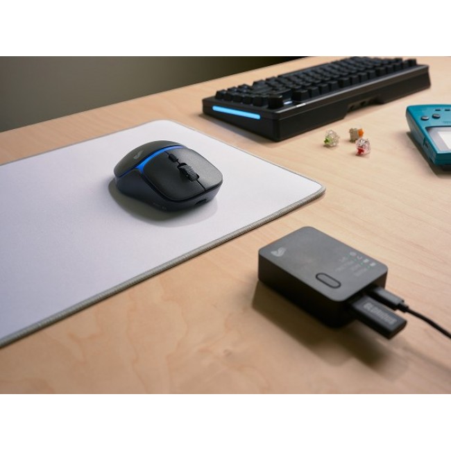 Glorious Gaming Model D3 Wireless Gaming Mouse - InfinitePlay Swappable Battery System, 8k Polling, 130M Click Optical Switches, Ultralight 69g, 30K DPI Optical Sensor, RGB - Black