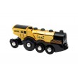 BRIO Goldene Batterielok mit Licht und Sound