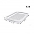 ROTHO Cauma - fridge organizer - 1,3L ROTHO Cauma - fridge organizer - 1,3L