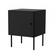Cama Bedside table 2 pcs PALAZZO BIS 45x39xH59 mat black Cama Bedside table 2 pcs PALAZZO BIS 45x39xH59 mat black