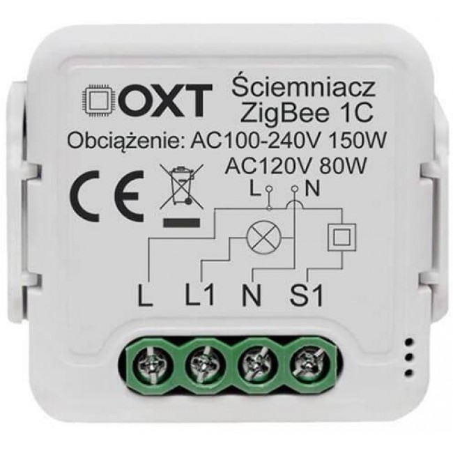 OXT Mini Dimmer Module 1 Circuit ZigBee TUYA OXT Mini Dimmer Module 1 Circuit ZigBee TUYA