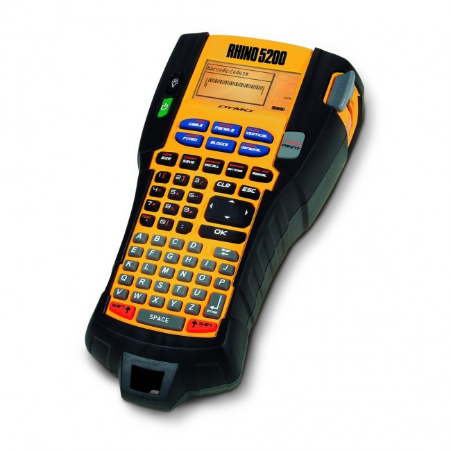 DYMO RHINO 5200 label printer Thermal transfer 180 x 180 DPI 10 mm/sec ABC DYMO RHINO 5200 label printer Thermal transfer 180 x 180 DPI 10 mm/sec ABC