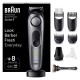 Braun BeardTrimmer 7 BT7420 Battery 40 2 cm Black, Grey