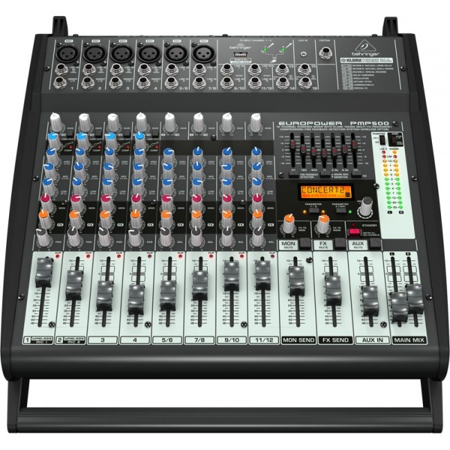Behringer PMP500 audio mixer 12 channels 20 - 20000 Hz Behringer PMP500 audio mixer 12 channels 20 - 20000 Hz