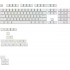 Glorious GPBT Backlit Keycaps, ANSI Layout (US), PBT, Dye-Sub - White