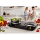Esperanza EKH010K Electric cooker, top, 2 heating fields, black