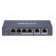 Hikvision DS-3E1106HP-EI network switch Managed Fast Ethernet (10/100) Power over Ethernet (PoE) Grey
