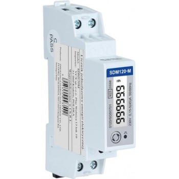 Licznik energii jednofazowy z Modbus dwukierunkowy VCX SDM120M (MID)