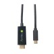 Techly Adapter Cable USB-C Male to HDMI 2.0 4K Male 2m Black