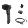Zebra 1D/2D/OCR, 340 mA, IP52, Array Imager, Black, USB cable kit with Stand