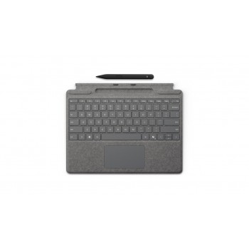 Microsoft Surface Pro Keyboard with Slim Pen for Business QWERTZ German Microsoft Cover port Platinum
