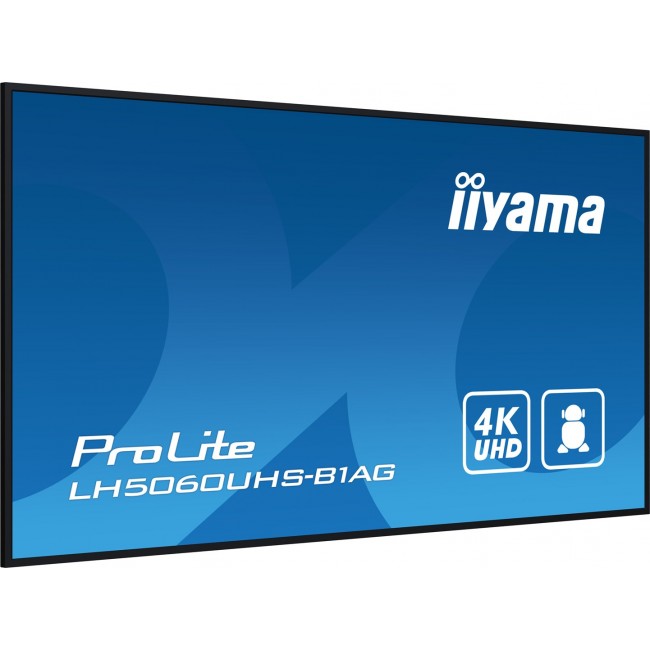 iiyama LH5060UHS-B1AG Signage Display Digital A-board 125.7 cm (49.5
