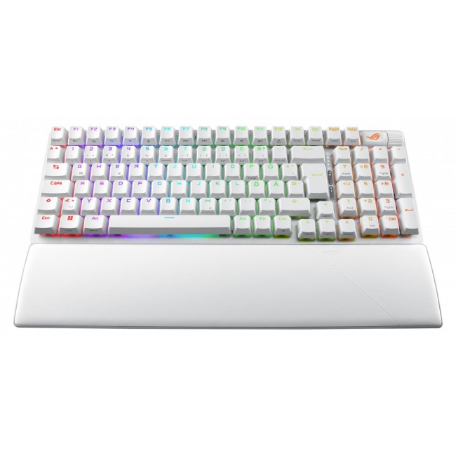 ASUS ROG Strix Scope II 96 Wireless keyboard Gaming USB + RF Wireless + Bluetooth QWERTZ German White ASUS ROG Strix Scope II 96 Wireless keyboard Gaming USB + RF Wireless + Bluetooth QWERTZ German White