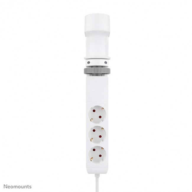 Neomounts DS22-840WH6 Desk socket with clamp and USB-C and USB-A ports - Quick charge