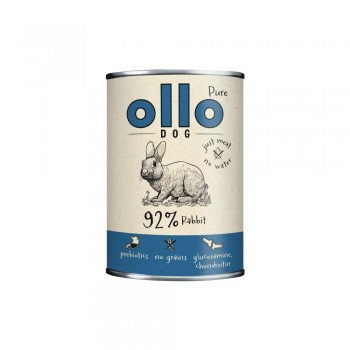 OLLO Pure Rabbit - wet dog food - 400g
