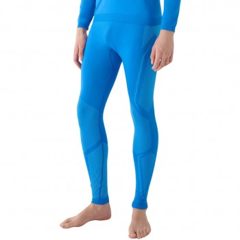 Men's thermoactive leggings 4F M166 blue 4FWAW24USEAM166 33S L/XL