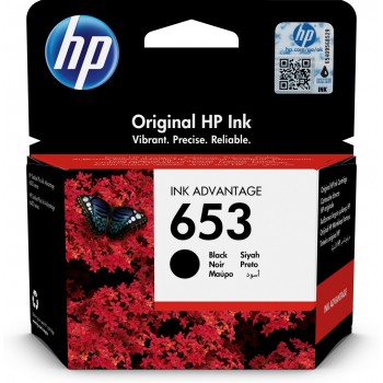 HP 653 1 pc(s) Original Standard Yield Black HP 653 1 pc(s) Original Standard Yield Black
