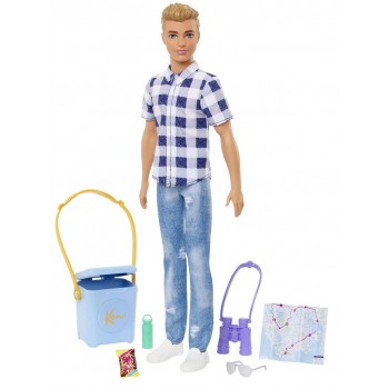 Barbie Camping Ken Doll+Accessories HHR66 /4
