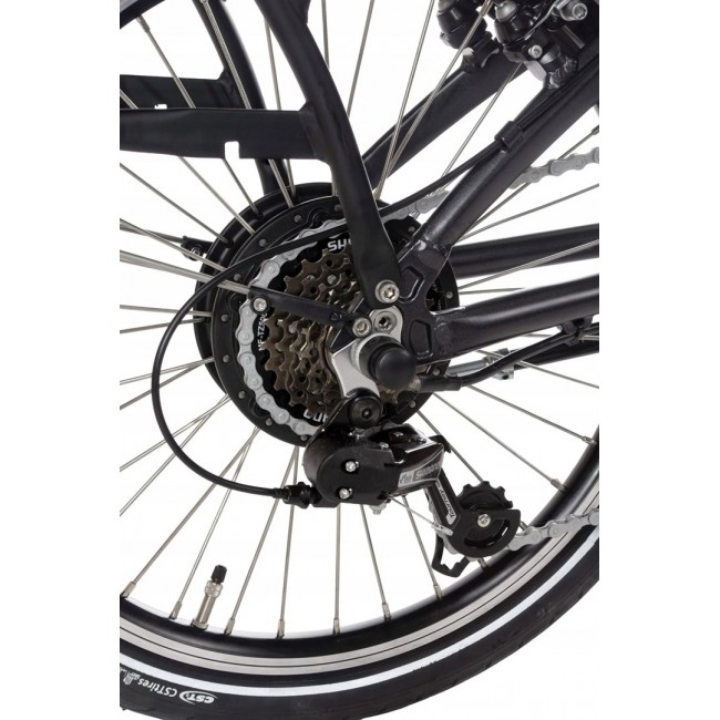 Snapp City-E Graphite folding electric bicycle