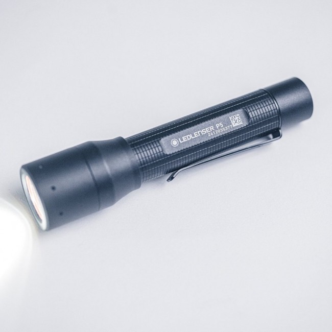 Ledlenser P5 Black Torch with clip LED Ledlenser P5 Black Torch with clip LED