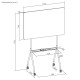 Ergo Office mobile dry erase board, horizontal orientation, white, single sided, with shelf, board dimensions 1190x790mm, ER-306
