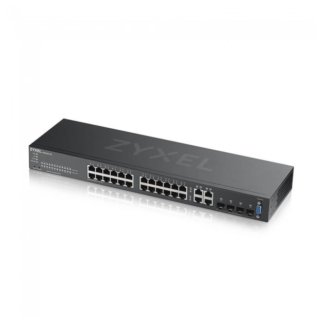 Zyxel GS2220-28-EU0101F network switch Managed L2 Gigabit Ethernet (10/100/1000) Black Zyxel GS2220-28-EU0101F network switch Managed L2 Gigabit Ethernet (10/100/1000) Black