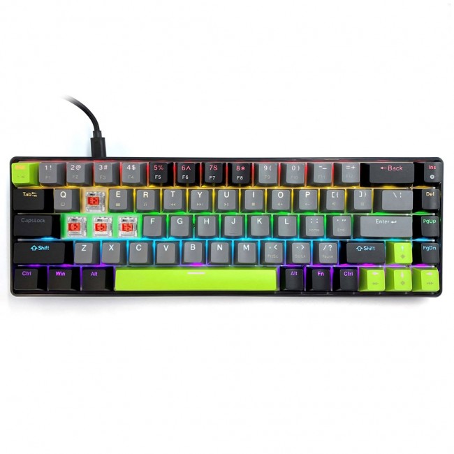 Mechanical keyboard 60% RED CORE MX60 MT1260 Mechanical keyboard 60% RED CORE MX60 MT1260