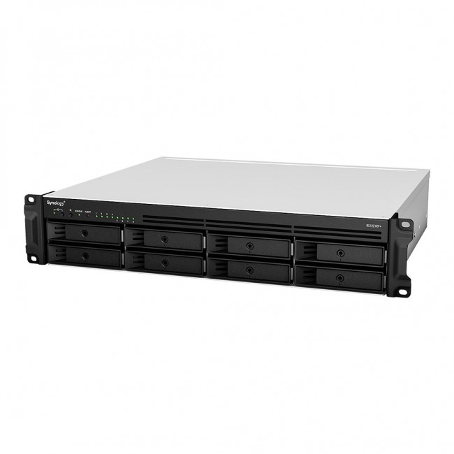 Synology RackStation RS1221RP+ NAS/storage server Rack (2U) Ryzen Embedded V1500B 4 GB DDR4 0 TB DiskStation Manager Black Synology RackStation RS1221RP+ NAS/storage server Rack (2U) Ryzen Embedded V1500B 4 GB DDR4 0 TB DiskStation Manager Black