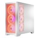 MODECOM Case VOLCANO EXPANSE S APEX ARGB MIDI White MODECOM Case VOLCANO EXPANSE S APEX ARGB MIDI White
