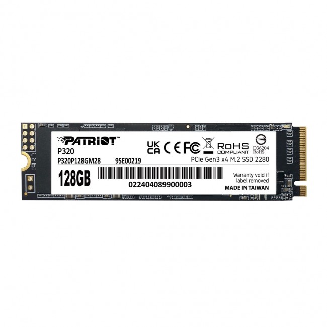 Patriot Memory P320 128 GB M.2 PCI Express 3.0 NVMe Patriot Memory P320 128 GB M.2 PCI Express 3.0 NVMe