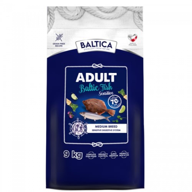 BALTICA Excellent Sensitive Baltic fish Medium breeds - dry dog food - 9kg