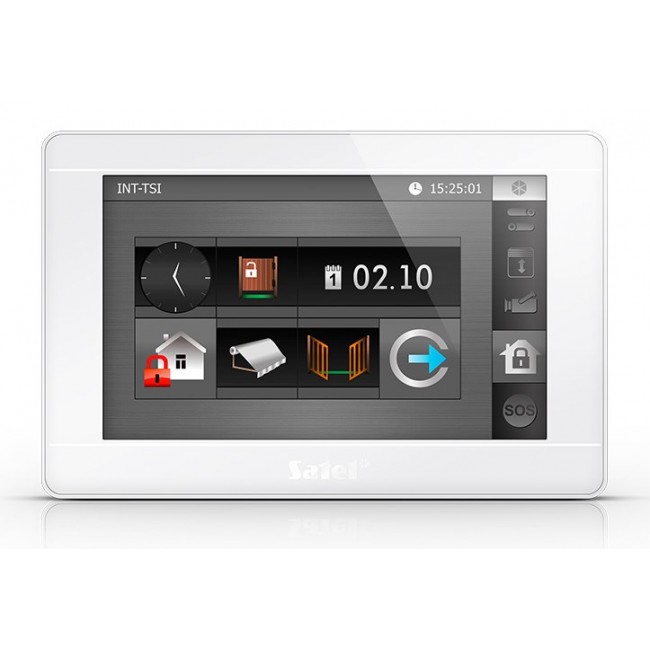 SATEL KEYPAD INT-TSI-W GRAPHIC 7 INCHES (WHITE)