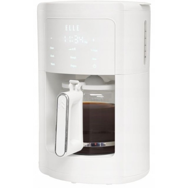 ELLE 1.8L white filter coffee maker