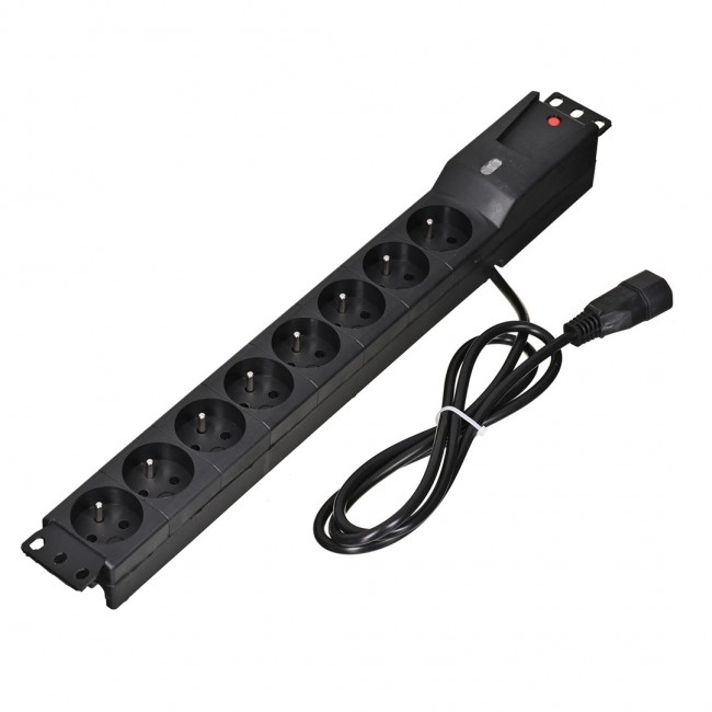 LESTAR 1966004970 power extension 1.5 m 230 AC outlet(s) Indoor Black