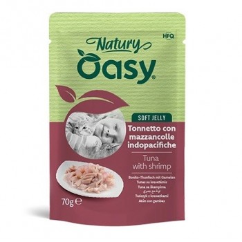 OASY Natury Soft Jelly Tuna with shrimp - wet cat food - 70g