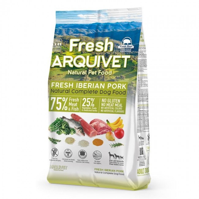 ARQUIVET Fresh Iberian pork - semi-moist dog food - 10kg ARQUIVET Fresh Iberian pork - semi-moist dog food - 10kg