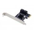 Conceptronic EMRICK 4-Port SATA PCIe Adapter with SATA Cables