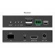 HDMI 4K/60Hz extender with KVM USB over IP