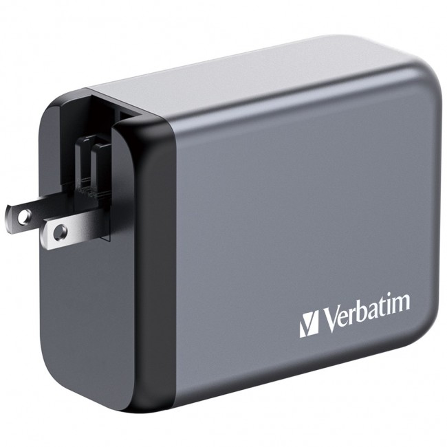 Verbatim GNC-200 GaN Charger 4 Port 200W USB A/C (EU/UK/US