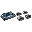 MAKITA POWER SUPPLY KIT 18V (BL1850Bx4+DC18RD) MAKPAC