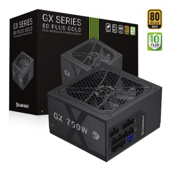 Gamemax PSU | GX 750GF | 750 W | Gold | Full Modular Gamemax PSU | GX 750GF | 750 W | Gold | Full Modular
