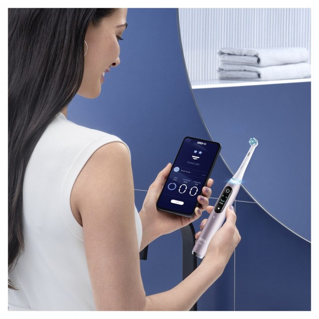 Oral-B iO Series 9n Adult Rotating-oscillating toothbrush Rose