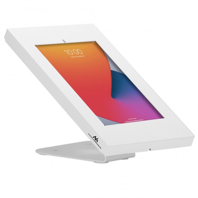 Maclean MC-475W Tablet Advertising Mount, Wall/Desk Mount with Locking Device, Compatible with 9.7