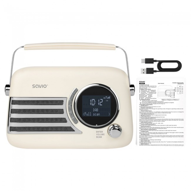 SAVIO RS-04 Portable radio, DAB+