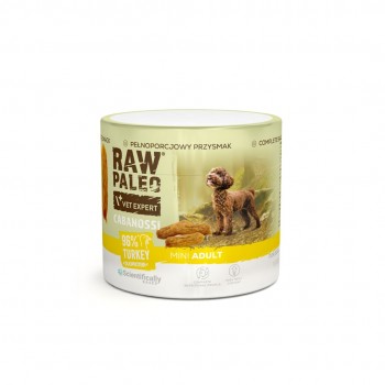 VETEXPERT Raw Paleo Cabanossi Turkey Mini - dog treat - 100g