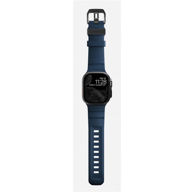 Nomad Rocky Point Band Black Leather, Titanium