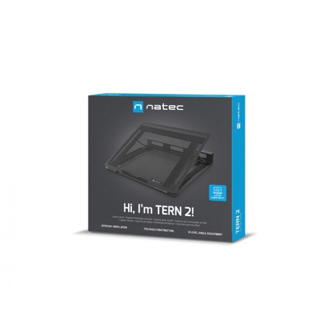 NATEC NPL-2271 laptop stand Black 43.9 cm (17.3 NATEC NPL-2271 laptop stand Black 43.9 cm (17.3